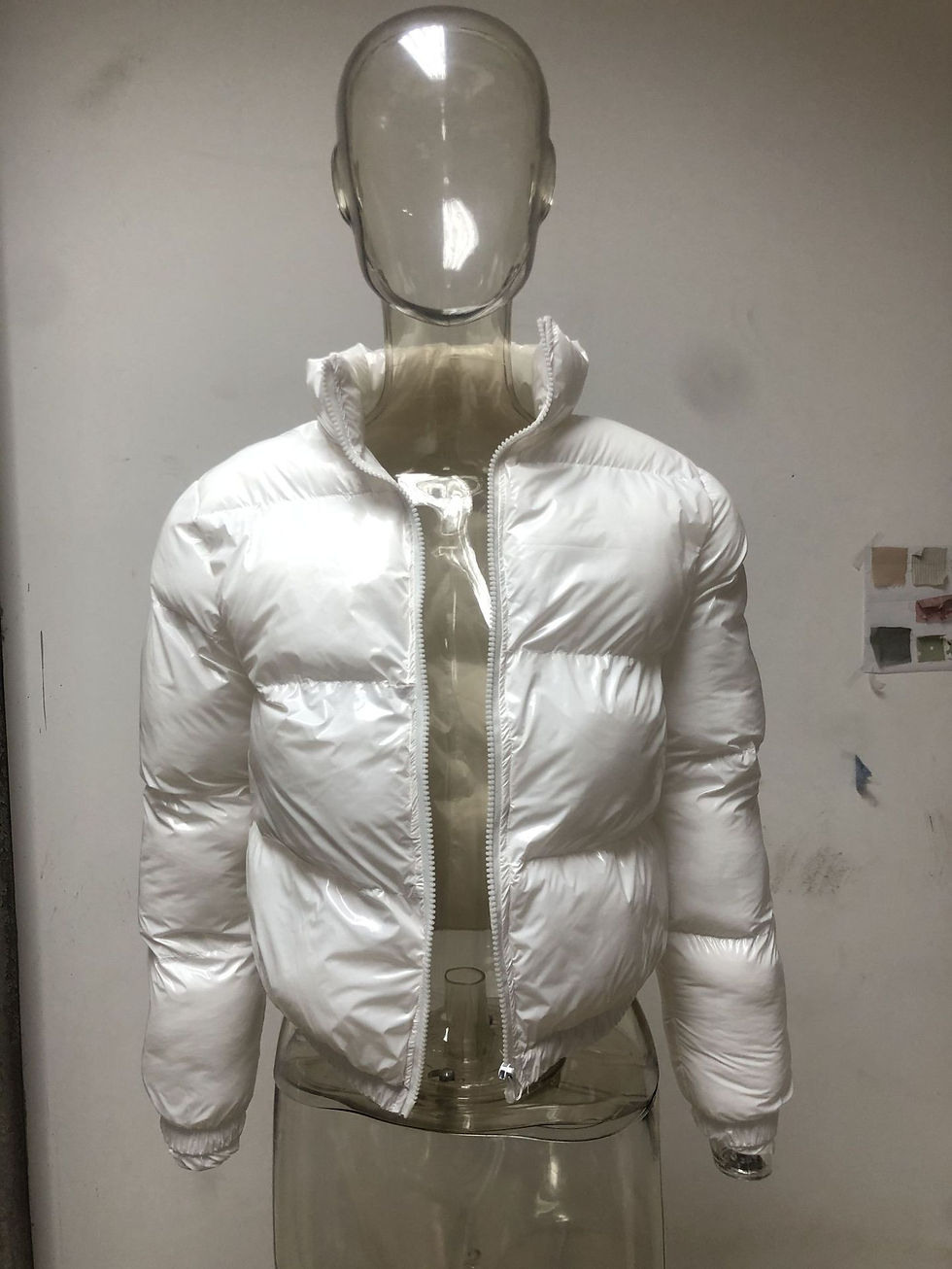 Thumbnail: Standard Collar Oversized Short Jacket Winter Autumn Female Puff Jacket