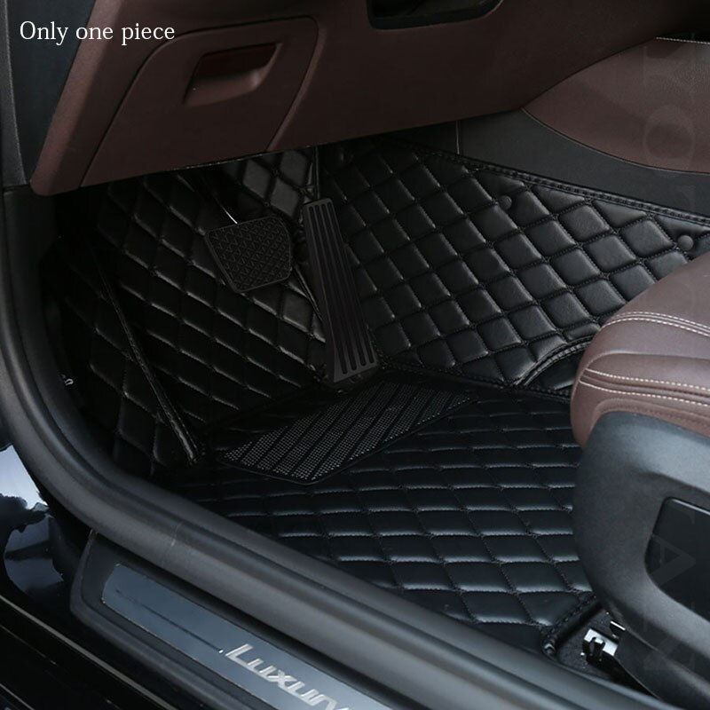 Miniature : YOTONWAN Custom Leather Car Foor Mat 100％ For Genesis GV70 GV80 GV90 Waterproof