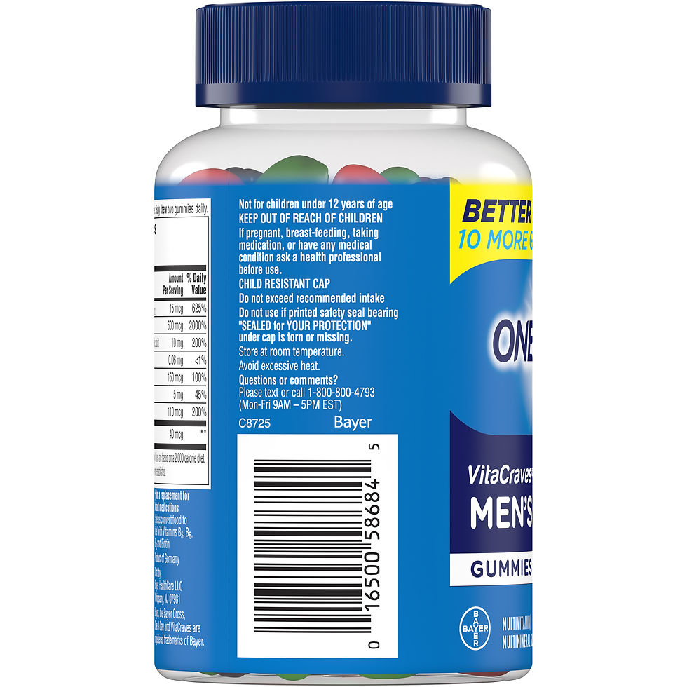 Miniature : One A Day Men's Multivitamin Gummies, Multivitamins for Men, 80 Ct keto