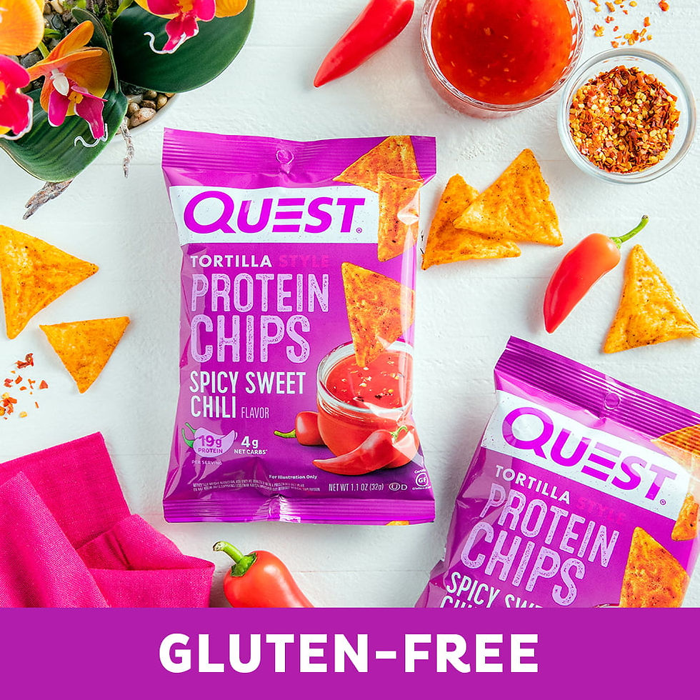 Миниатюра: Quest Tortilla Style Protein Keto Chips, Low Carb, Baked, Spicy Sweet Chili, 1.