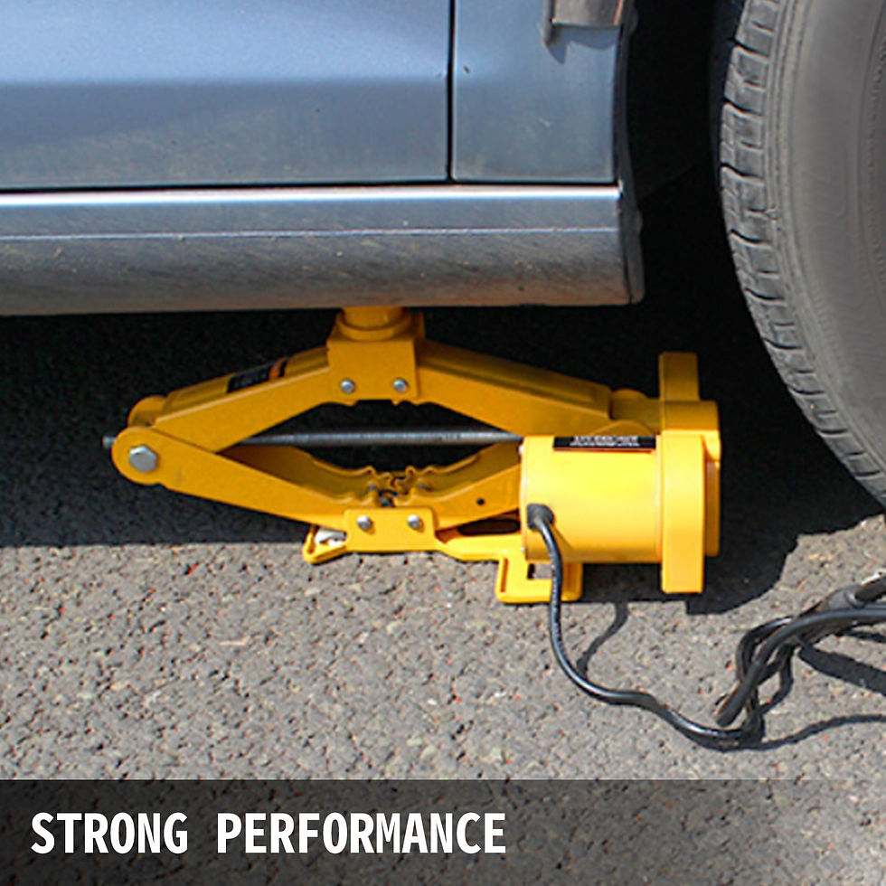 الصورة المصغرة: VEVOR 3 Ton Electric Car Jack Kit 12V DC Portable Auto Scissors Jack With Impac