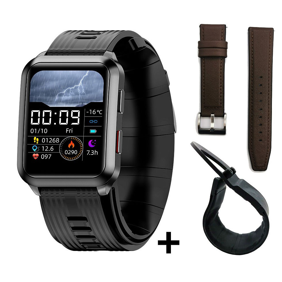 Thumbnail: PPWOLF Health Care Smart Watch PM60 Air Pump Accurate Blood Pressure Oxygen Bod