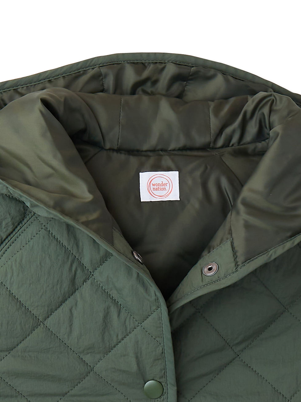 Thumbnail: Wonder Nation Girls’ Quilted Hood Jacket, Sizes 4-18 & Plus