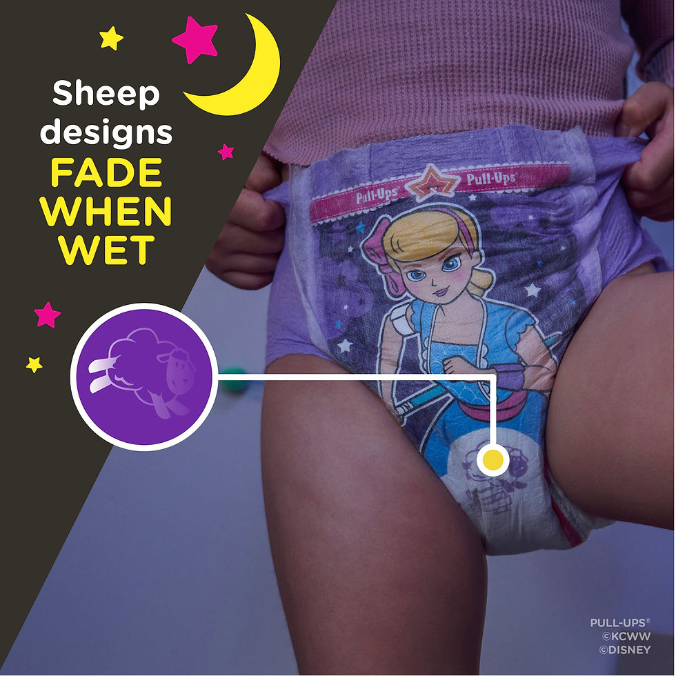 Miniaturbild: Pull-Ups Girls' Night-Time Potty Training Pants, 3T-4T (32-40 lbs), 60 Ct
