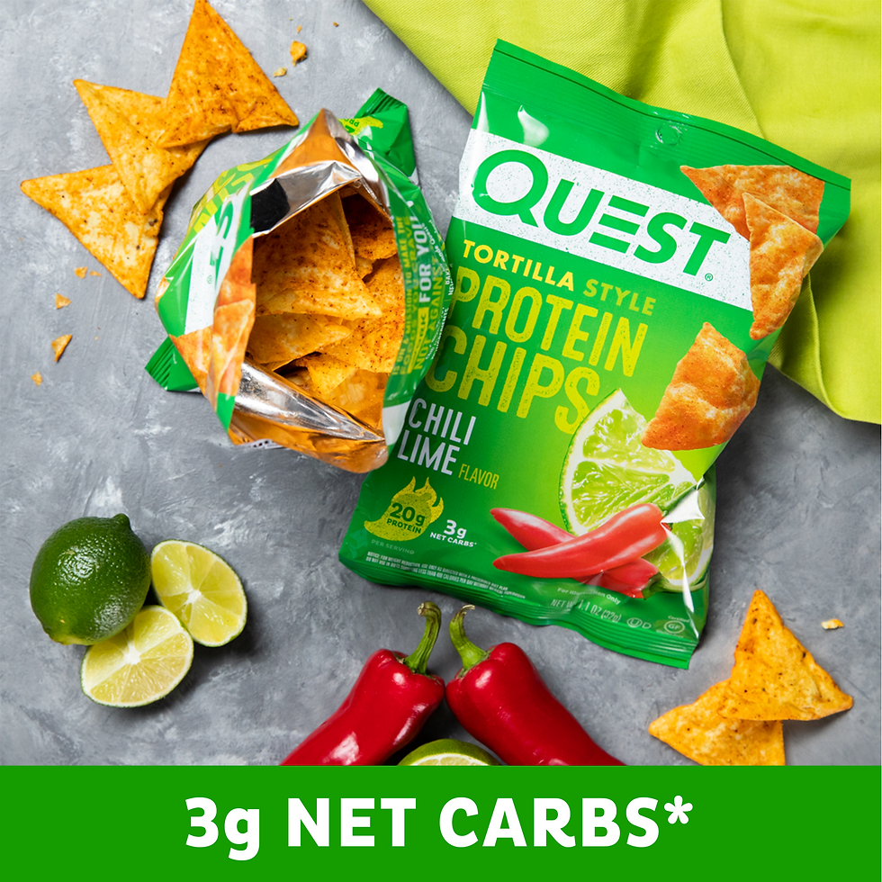 Miniature : Quest Nutrition, Tortilla Style Protein Keto Chips, Low Carb, High Protein, Chi