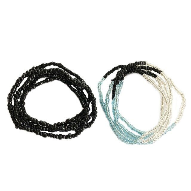 Thumbnail: Bohemia Colorful Beaded Elasticity Waist Belly Chain for Women Girl 2023 Fashio