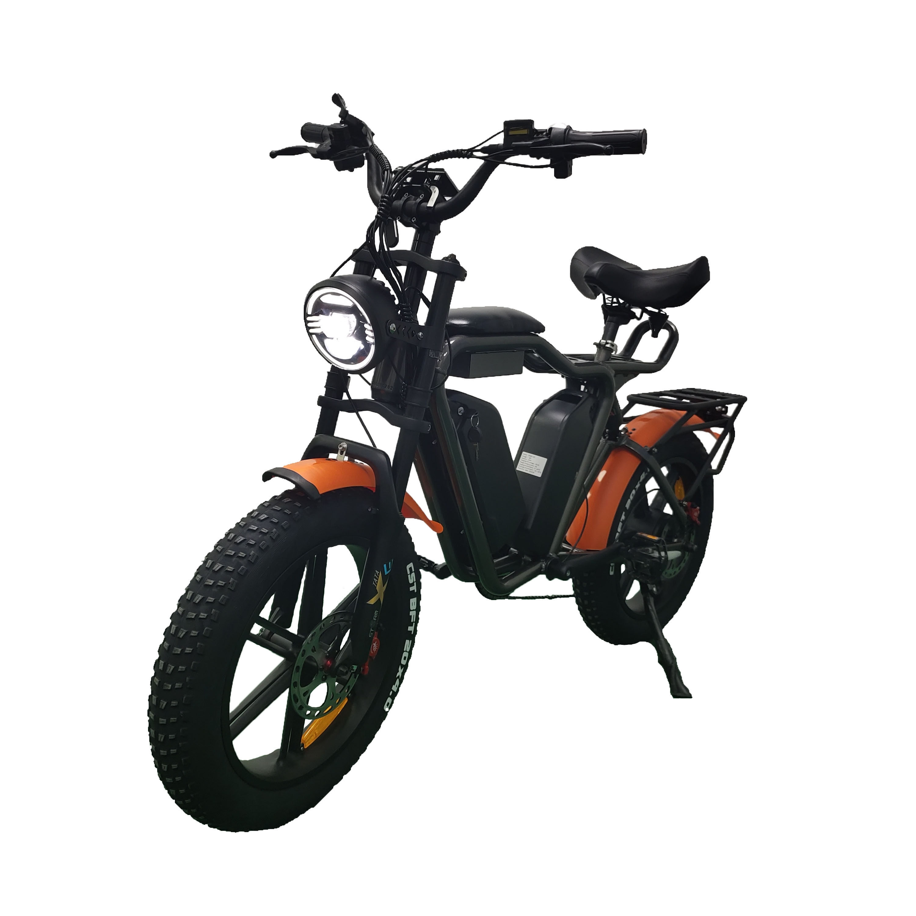 20 Inch Fat Tire 48v1000w  Motor 48v 44ah Lithium Batteries Electric Bike Bicyc