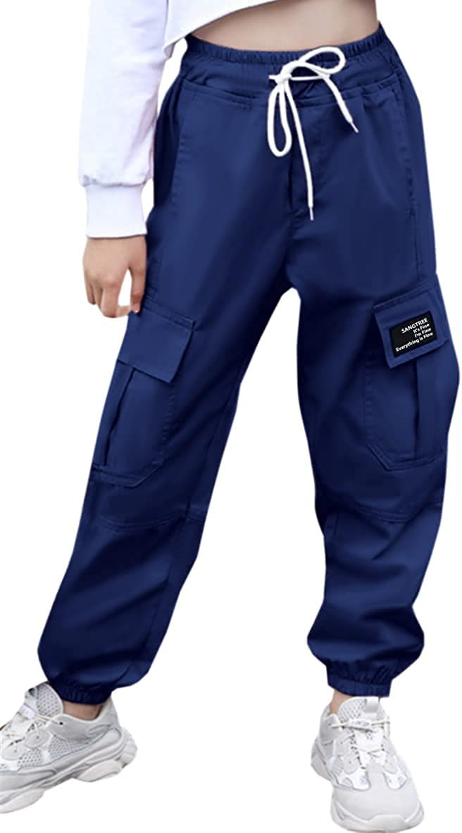 Thumbnail: SANGTREE Girls & Women's Cargo Jogger Pants, 3 Years - Women 3XL