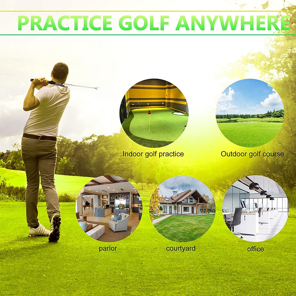 Thumbnail: Golf Swing Trainer Aid–Pop-up Golf Swing Training Aid for Rhythm,Flexibility,Ba