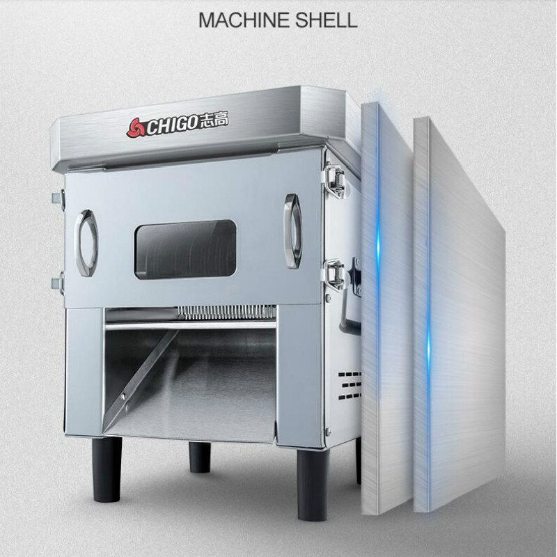 Thumbnail: 110V/220V Electric Meat Slicer Commercial Automatic Slicer Multifunctional Stai