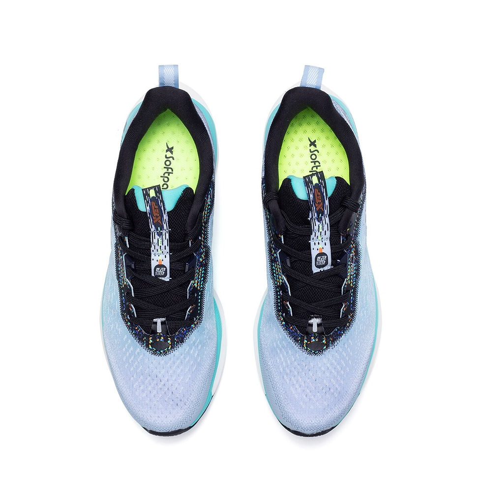 Thumbnail: Xtep Men's Shoes Spring Autumn Running Shoes Lightweight Sports Shoes Men's Bre