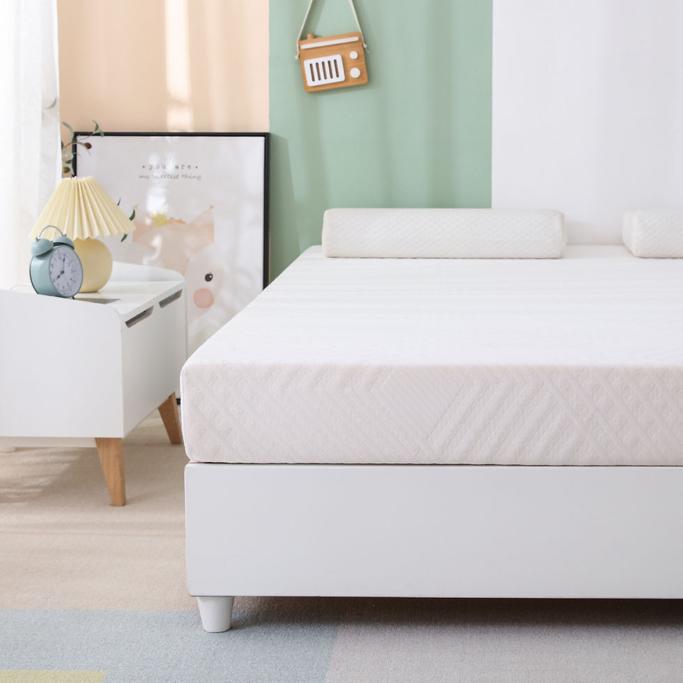 Thumbnail: Twin Size Mattress, 6 inch Bed in a Box, Memory Foam Mattress, White