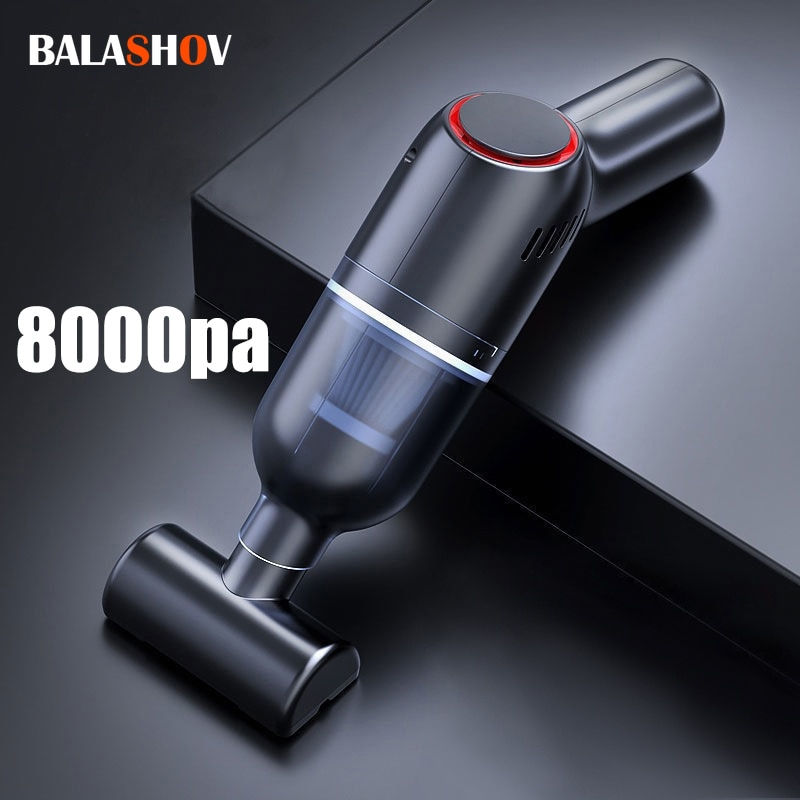 Thumbnail: 8000pa Wireless Mini Vacuum Cleaner Strong Suction Portable Low Noise Vaccum Cl