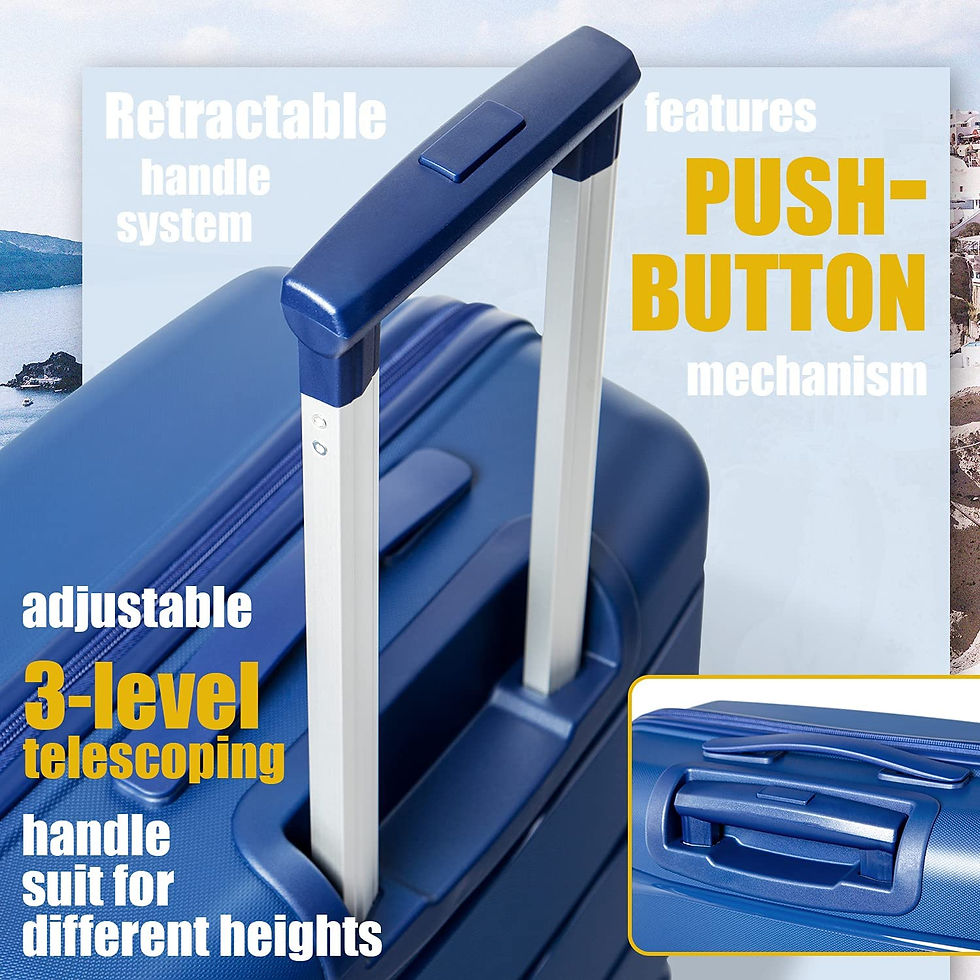 Miniatura: COOLIFE luggage Expandable(only 28”) suitcase 3 piece set PP material with TS