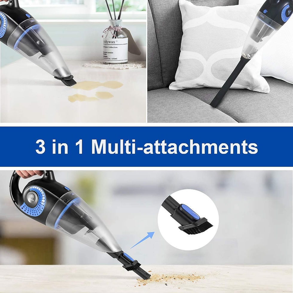 Thumbnail: Wet Dry Handheld Vacuum, Cordless Hand Vacuum Cleaners, Lightweight, for Car, B
