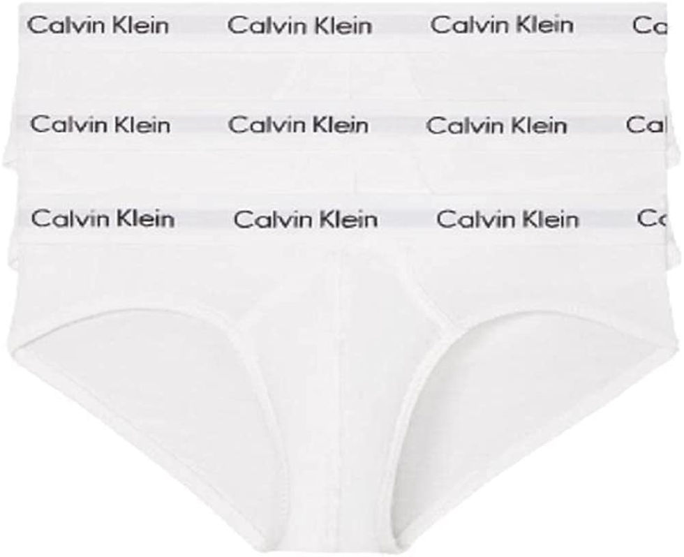 Thumbnail: Calvin Klein Men's Cotton Stretch 3-Pack Hip Brief