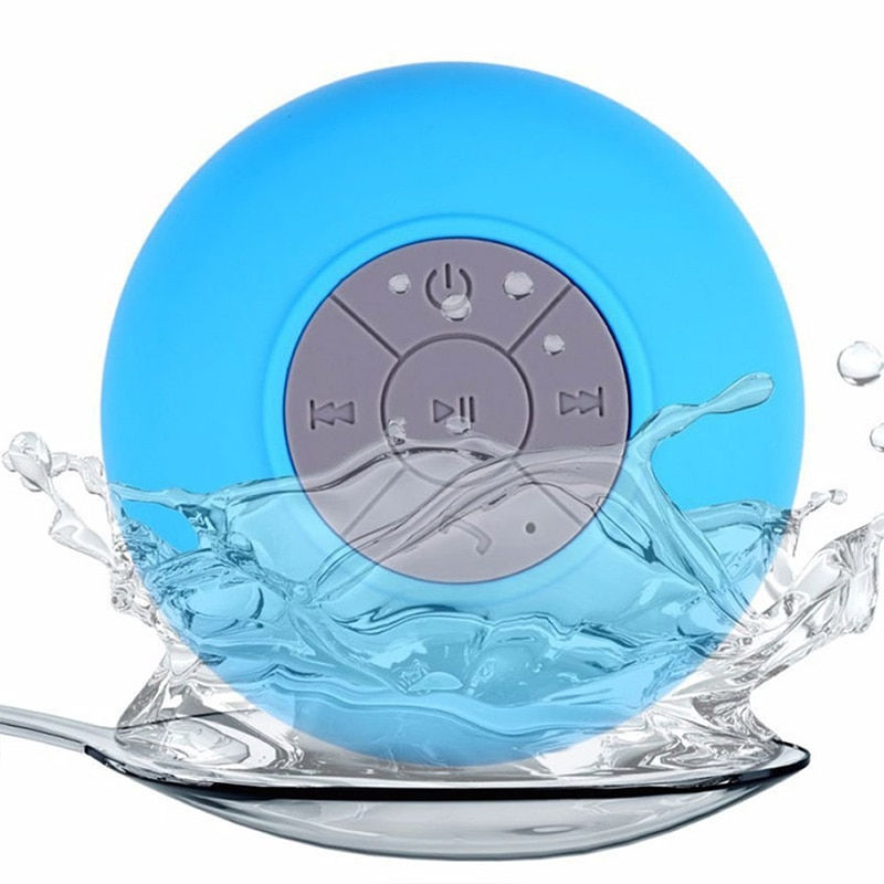 Thumbnail: Bathroom Waterproof Drop Bluetooth Speaker Kitchen With Large Suction Cup Mini 
