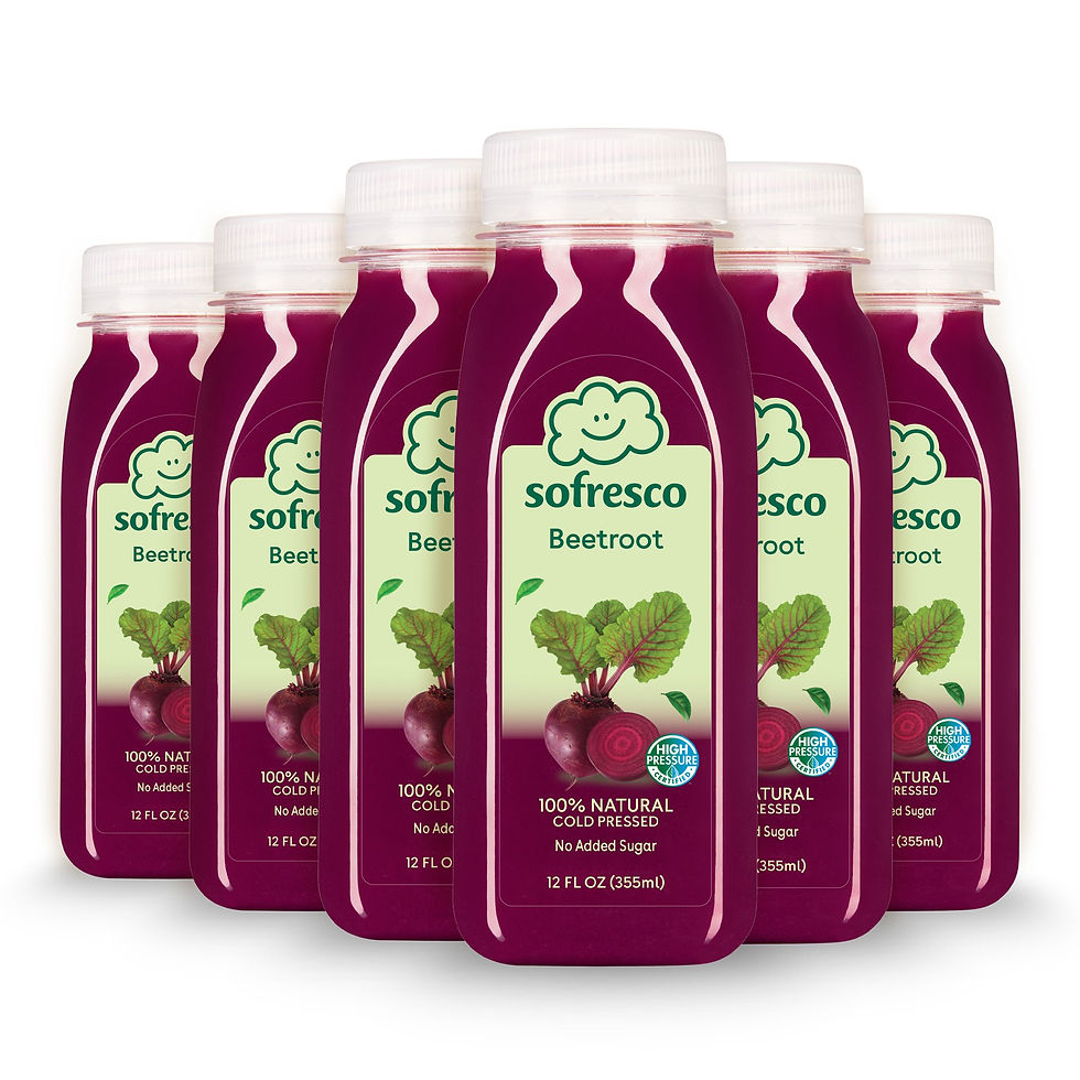 Thumbnail: Sofresco Beetroot Juice (Pack of 18) 100% Vegetable Juice/No added sugar - 12 F
