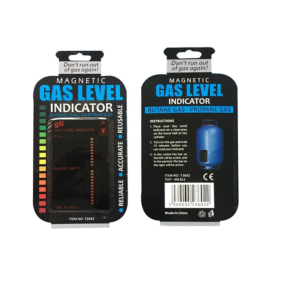 Thumbnail: Propane Butane LPG Fuel Gas Tank Level Indicator Magnetic Meter Caravan Bottle 