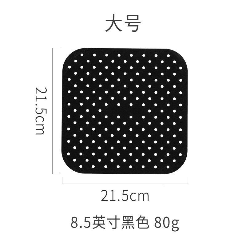 Miniature : Silicone Air Fryer Liner Non-Stick Steamer Pad Resuable Air Fryer Pot Mat Kitch