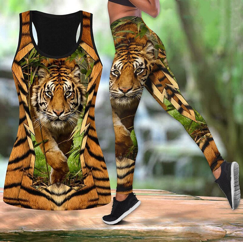 Thumbnail: Wolf and Dreamcatcher 3D Print Sleeveless Shirt Summer Vest for Women Plus Size