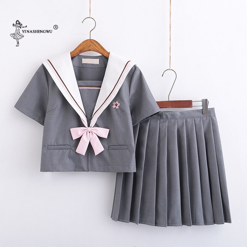 Thumbnail: Japanese jk Uniforms College Middle School Uniform For Girls Sailor Suit Studen