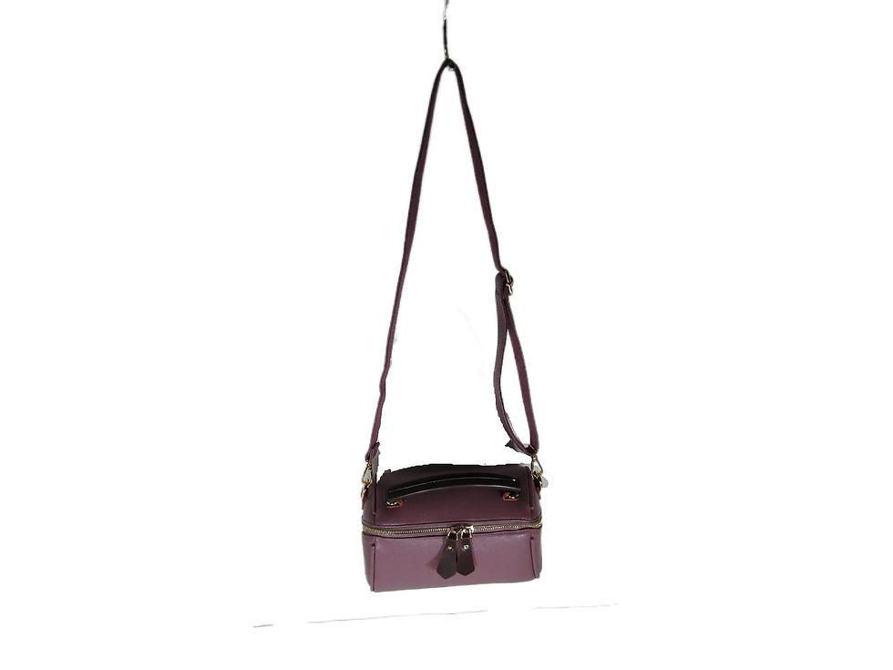Thumbnail: JUPA Place Small Size Vegan Leather Handbag - Durable Shoulder Bag for Women - 