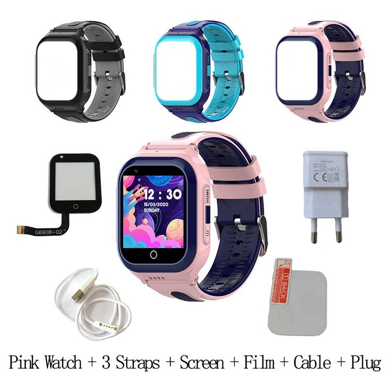 Thumbnail: Wonlex Smart Watches Student School GPS-Tracker Kids SOS-Monitor Baby 4G Video 