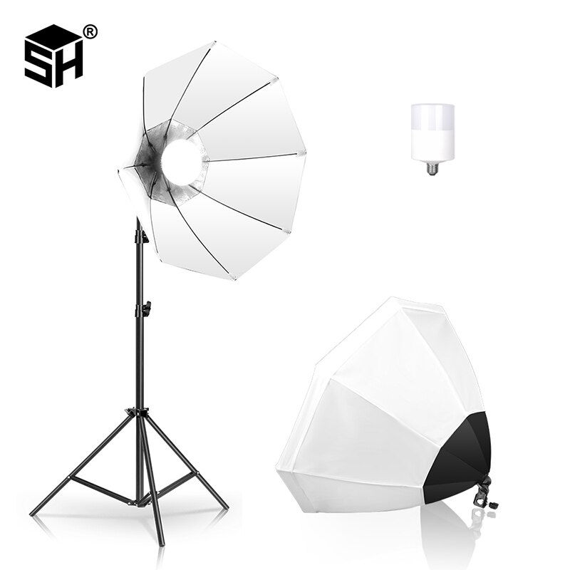 Miniaturbild: SH Photo Studio Kit Softbox Speedlite Portable Octagon Umbrella Softbox With Tr