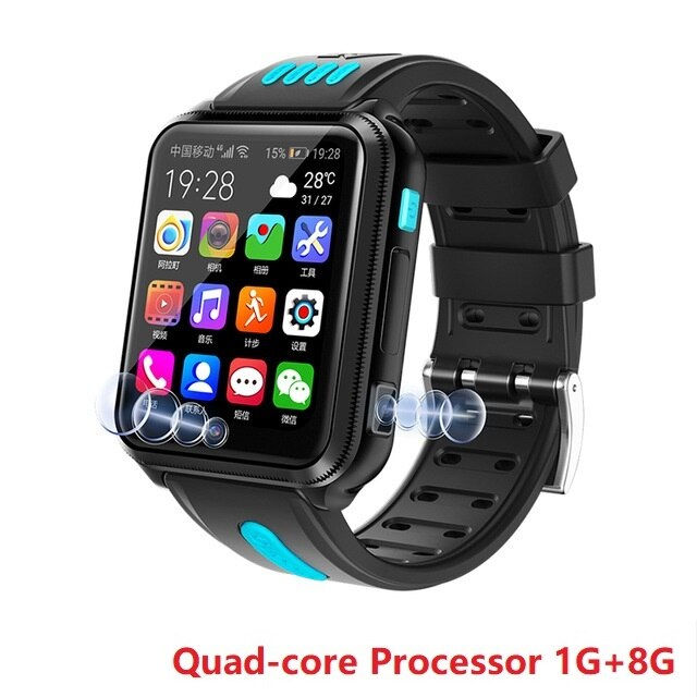 Thumbnail: H1 4G GPS Wifi location Student/Children Smart Watch Phone android system app i