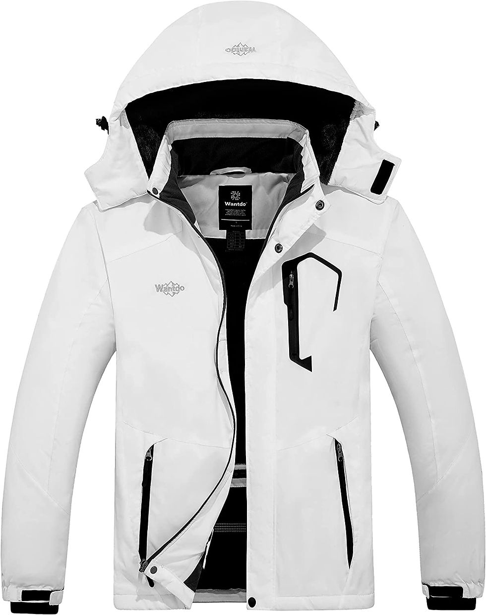Miniatura: Wantdo Men's Mountain Waterproof Ski Jacket Windproof Rain Jacket Winter Warm H