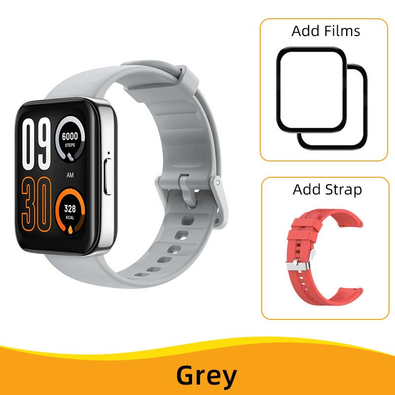 Thumbnail: Global Version Realme Watch 3 Pro Smart Watch 1.78'' AMOLED Display Blood Oxyge