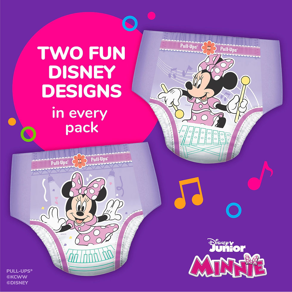 Miniaturbild: Pull-Ups Girls' Potty Training Pants, 3T-4T (32-40 lbs), 70 Count