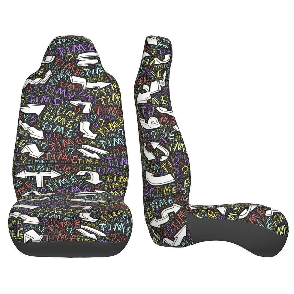 Thumbnail: ZICANCN Car Seat Cover Chaos Time Meditation Car Front Seat Covers Protectors ,