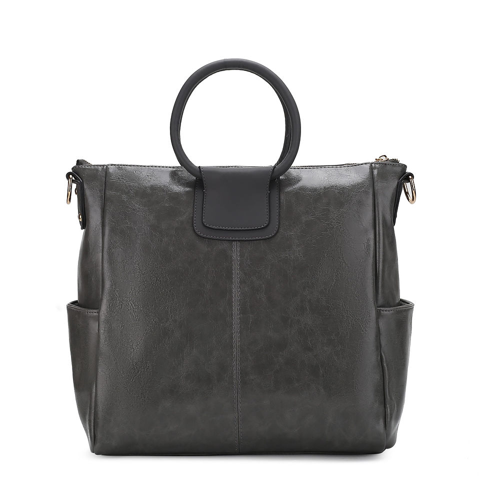 Miniature : MKF Collection Zori Vegan Leather Women's Tote Bag by Mia K with pouch and wall
