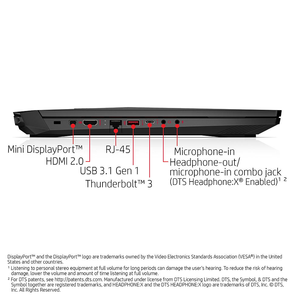Thumbnail: HP Omen Gaming Laptop 15.6? Full HD, Intel Core i7-8750H, NVIDIA GeForce GTX 10