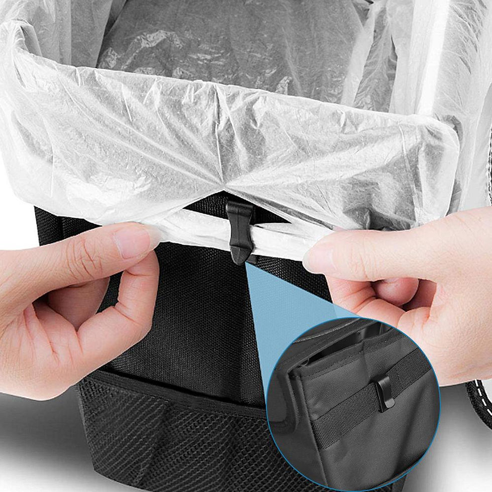 Miniatura: Waterproof Car Trash Can Bin Auto Car Accessories Organizer Garbage Dump For Tr