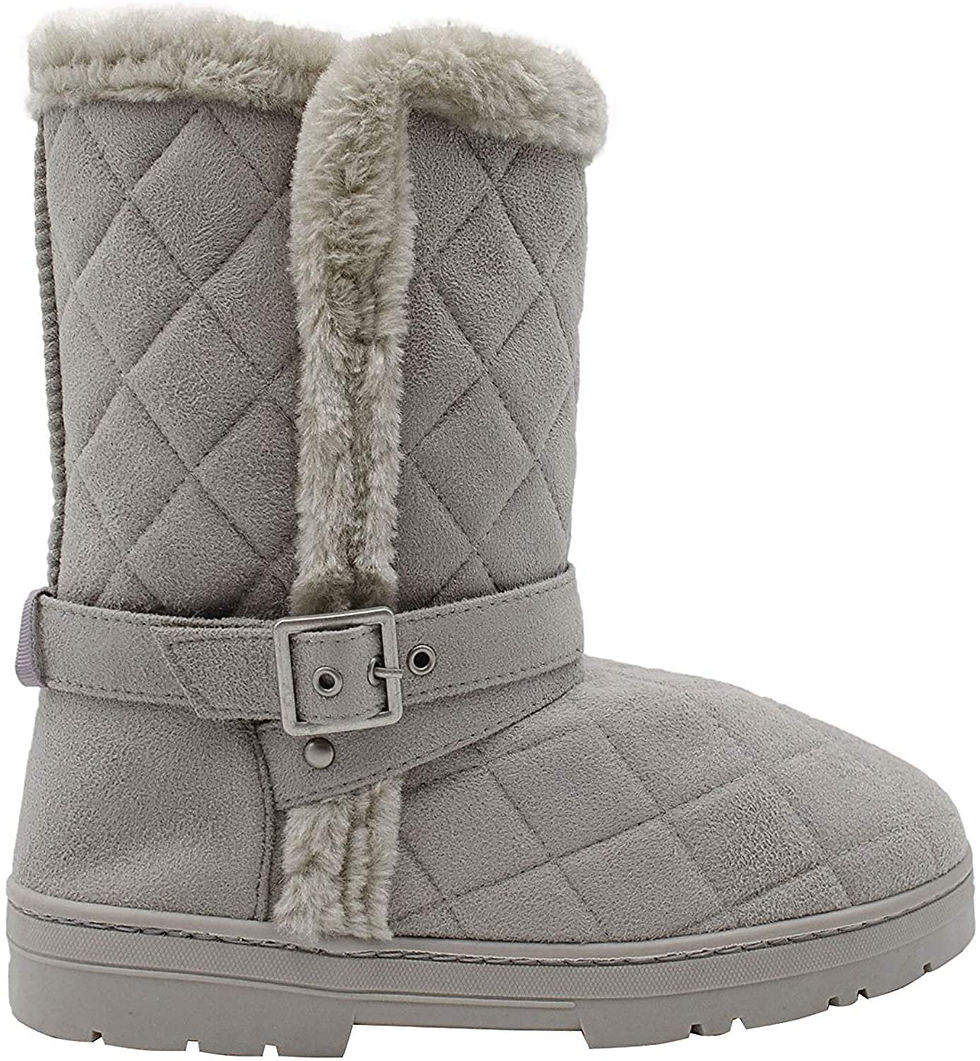 Thumbnail: Chatties Chatz Women's Slip On Mid Calf Microsuede Boots