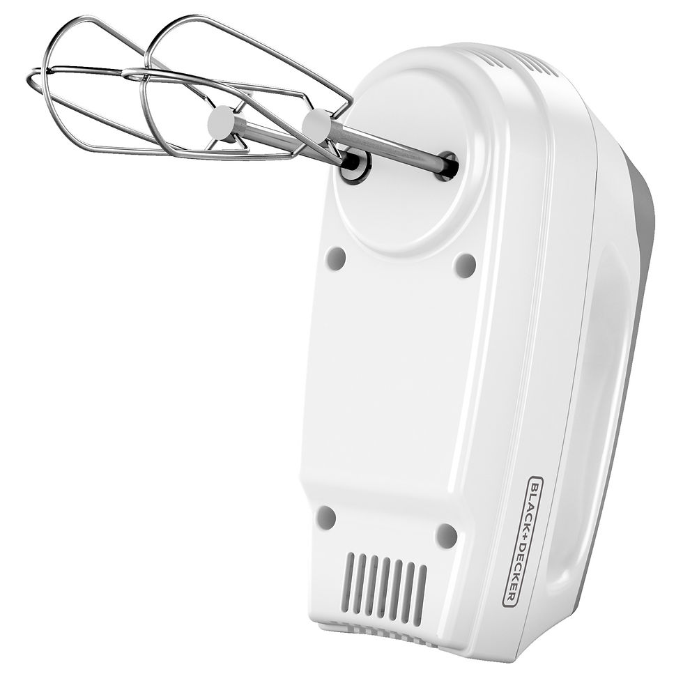 Thumbnail: BLACK+DECKER 6-Speed Hand Mixer with Power Boost, White, MX3000W