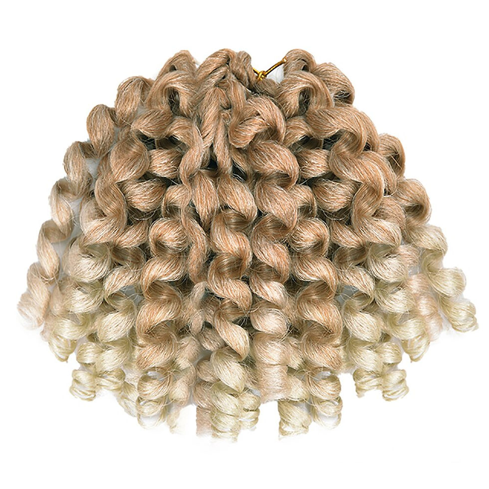 Thumbnail: 8inches Ombre Braiding Jamaican Bounce Wand Jumpy Curl Crochet Africa Braid Syn