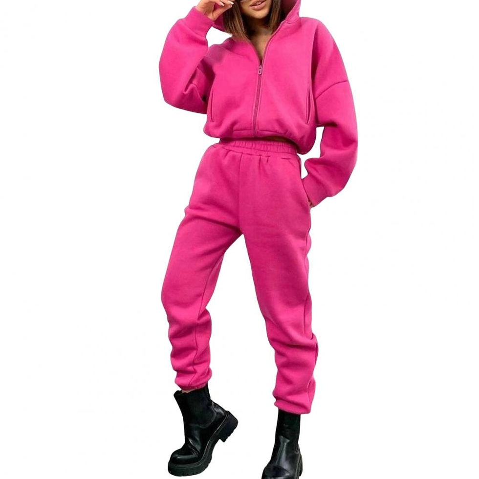 Thumbnail: Winter Two Piece Sets Women Tracksuit Oversized Suit 2022 Autumn Trouser Suits 