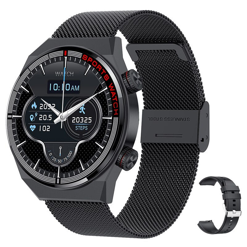 Thumbnail: ChiBear ECG+PPG Bluetooth Call Smart Watch Men Screen Always Show Time AI Voice