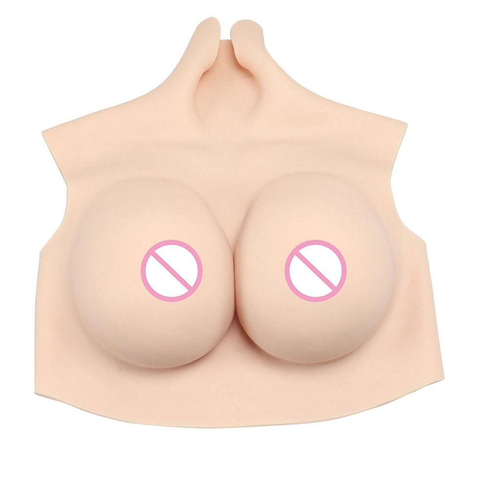 Miniaturbild: Huge Realistic Shemale Fake Boobs False Breast Forms Crossdressers Silicone Bre