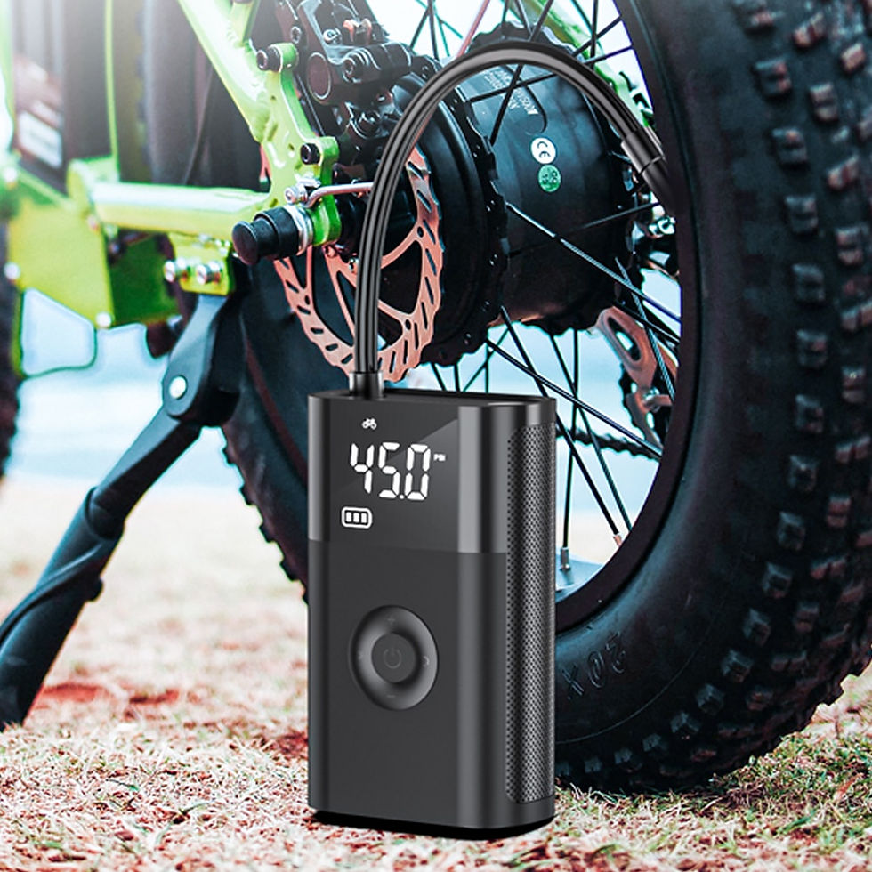 Thumbnail: Car Electrical Air Pump Mini Portable Wireless Tire Inflatable Pump Inflator Ai