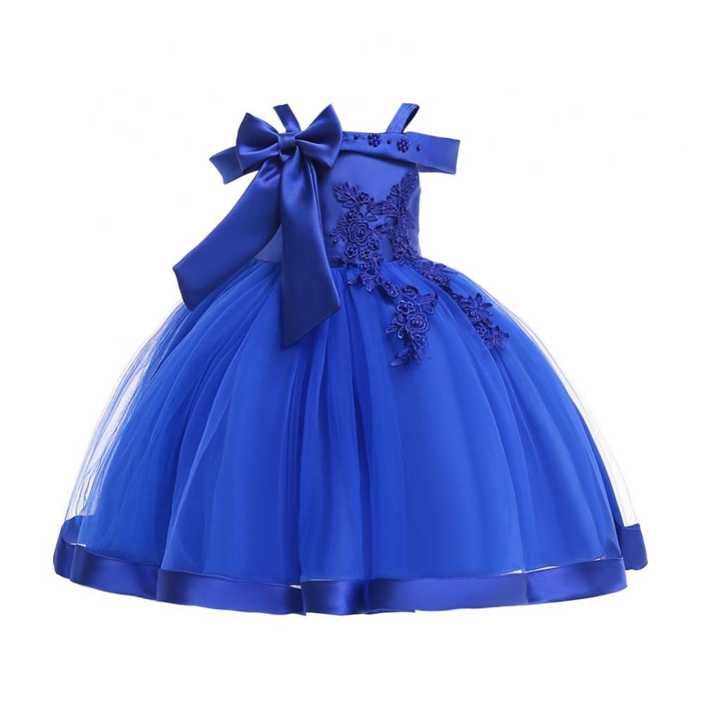 Maxcozy Kid Todder Baby Girls Pageant Lace Embroidery Dresses Formal Dress 4-13