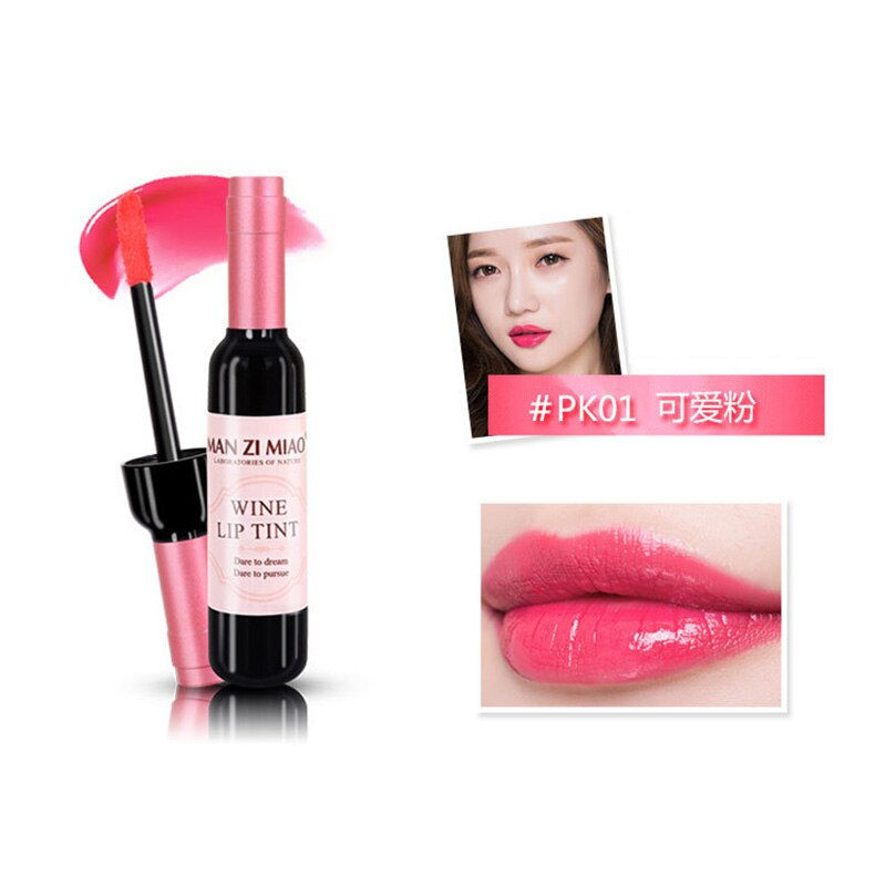 Miniatura: New Arrival Wine Red Korean Style Lip Tint Baby Pink Lip For Women Makeup Liqui