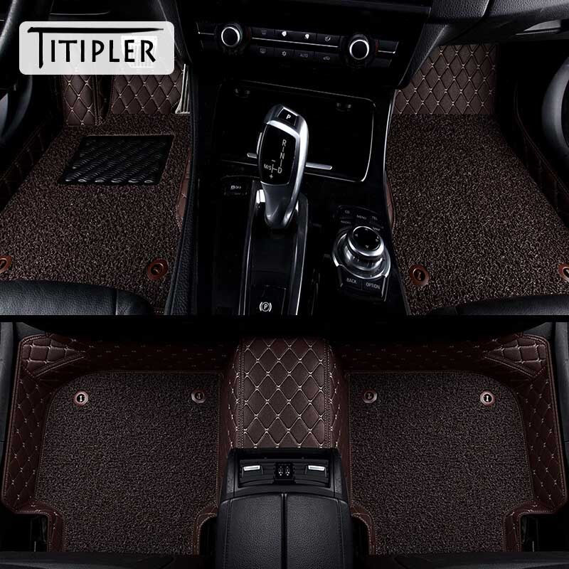 Miniature : TITIPLER  Car Floor Mats For VW Golf 5 6 7 8 Foot Coche Accessories Auto Carpets