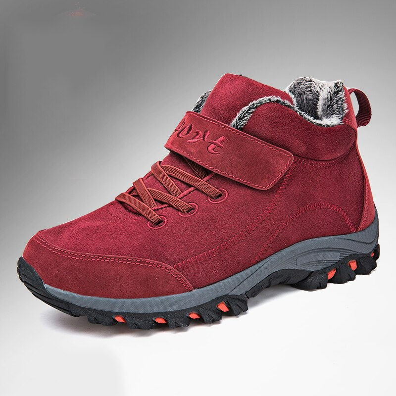 Miniaturbild: Winter Men Boots Waterproof Snow Boots Men Winter Shoes Warm Plush Hiking Footw