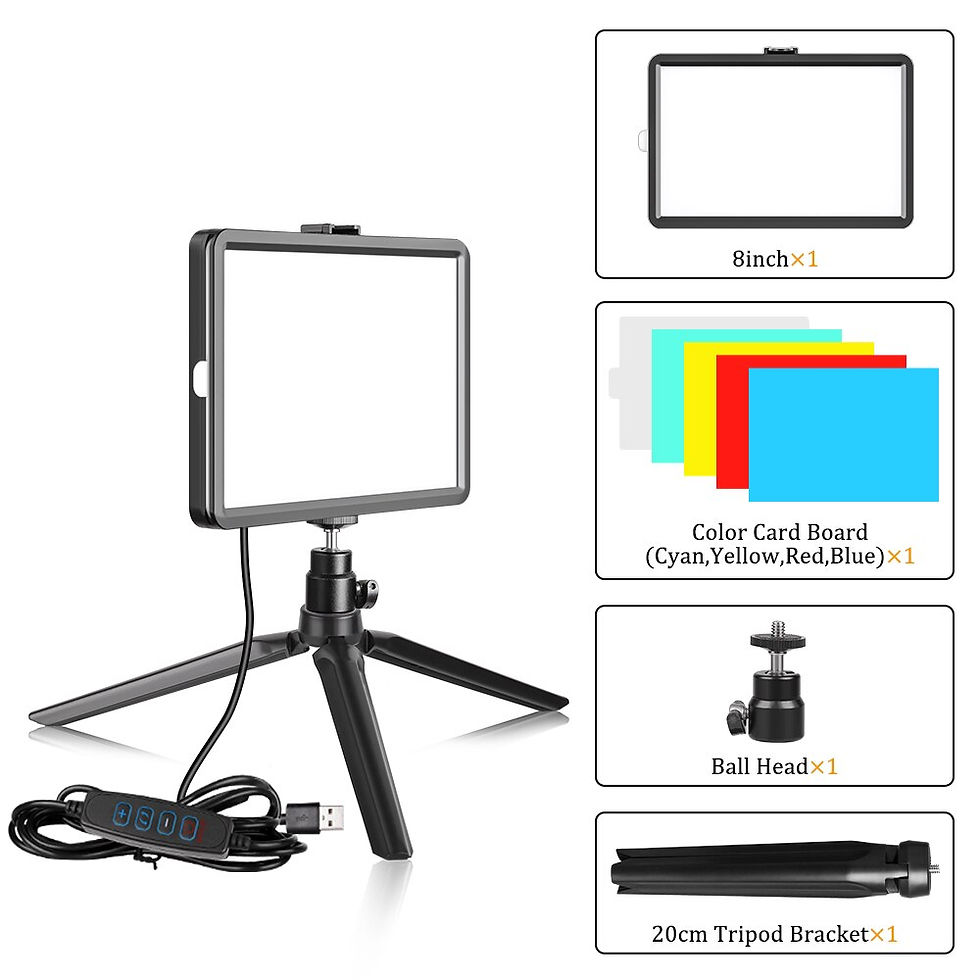 Miniaturbild: SH LED Video Panel Light Photography Lighting Lamp Kit For Photo Studio Live Sh