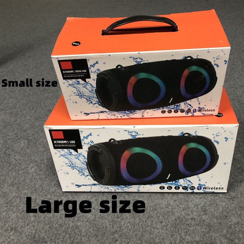 Thumbnail: 100W high power bluetooth speaker portable RGB colorful light waterproof wirele